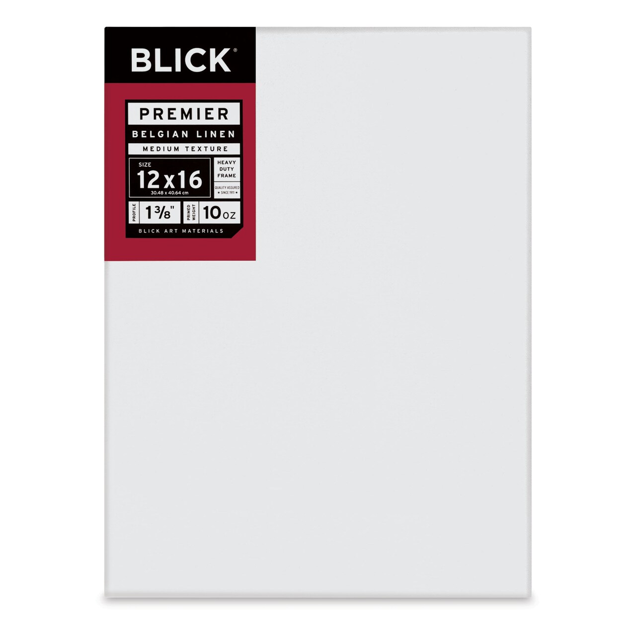 Blick Premier Belgian Linen - 12" x 16", Oil-Primed, 1-3/8" Profile